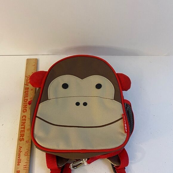 Skip hop monkey backpack 8”x9” New - Picture 1 of 5